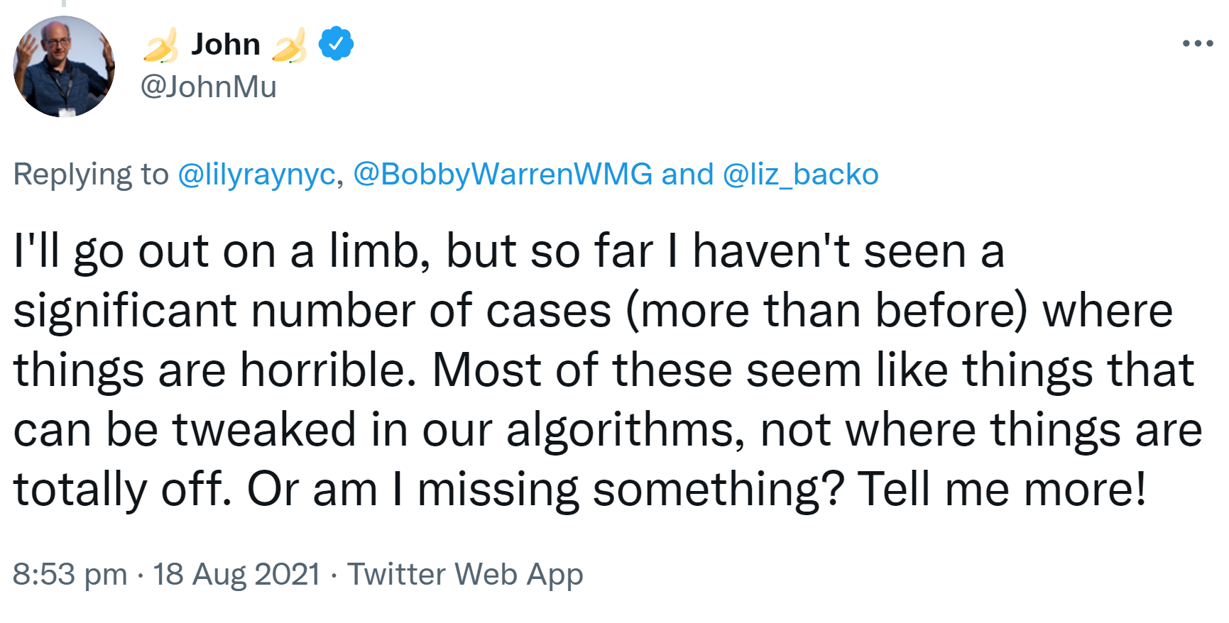 John Müller von Google hat noch nicht viele Änderungen bei den Titles gesehen