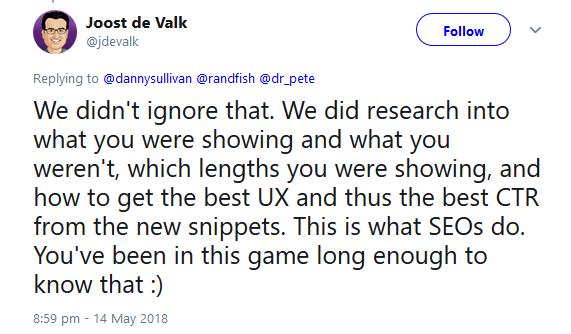 Joost de Valk: SEOs geben Empfehlungen ab