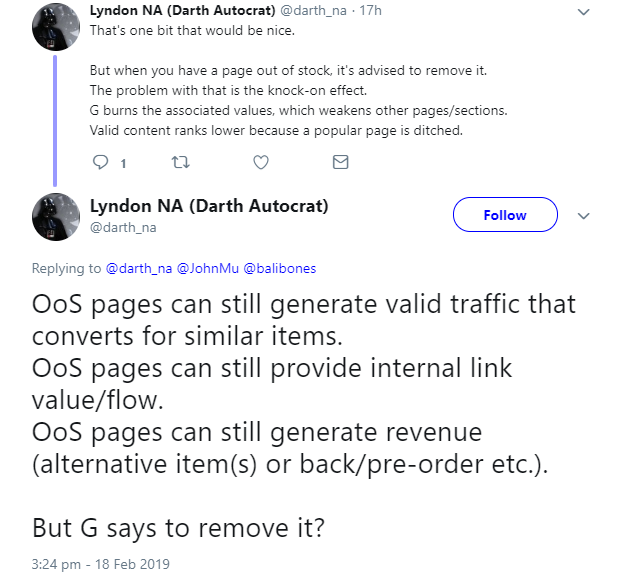 Können Ausverkauft-Seiten einen Mehrwert bringen?
