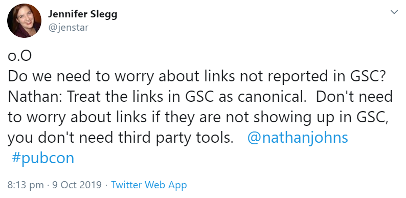 Google: Links, die nicht in der Search Console erscheinen, sind nicht wichtig