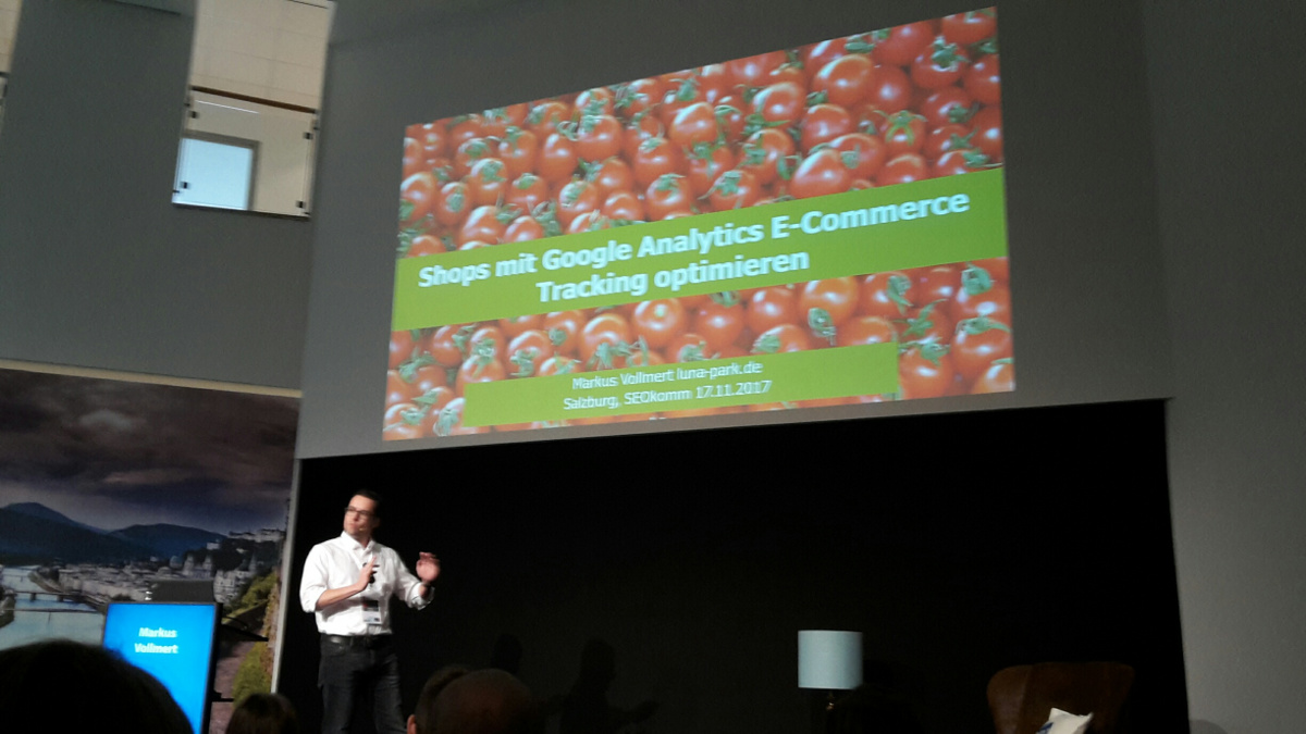 Markus Vollmert auf der SEOkomm