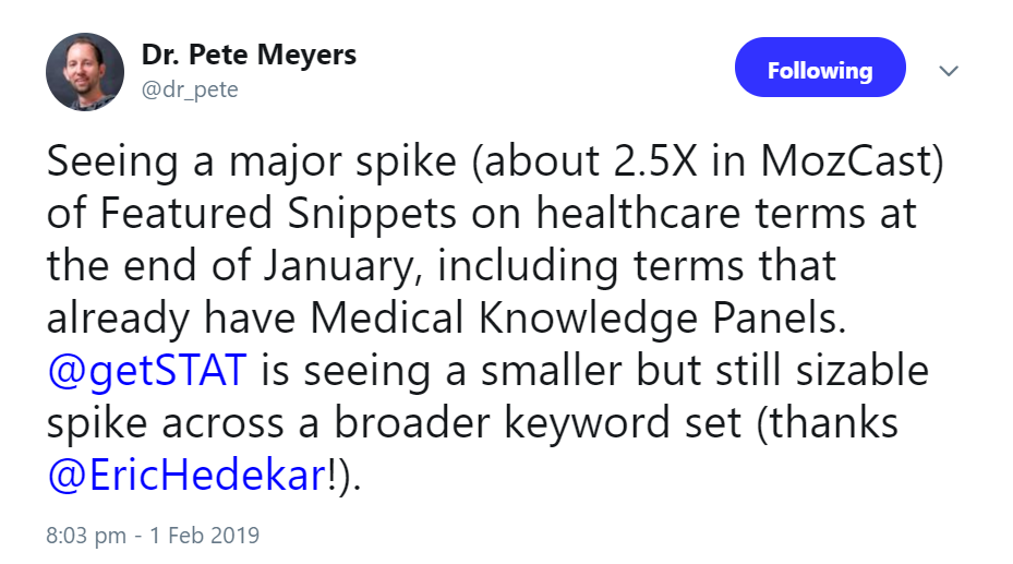 Google: mehr Featured Snippets für medizinische Suchanfragen