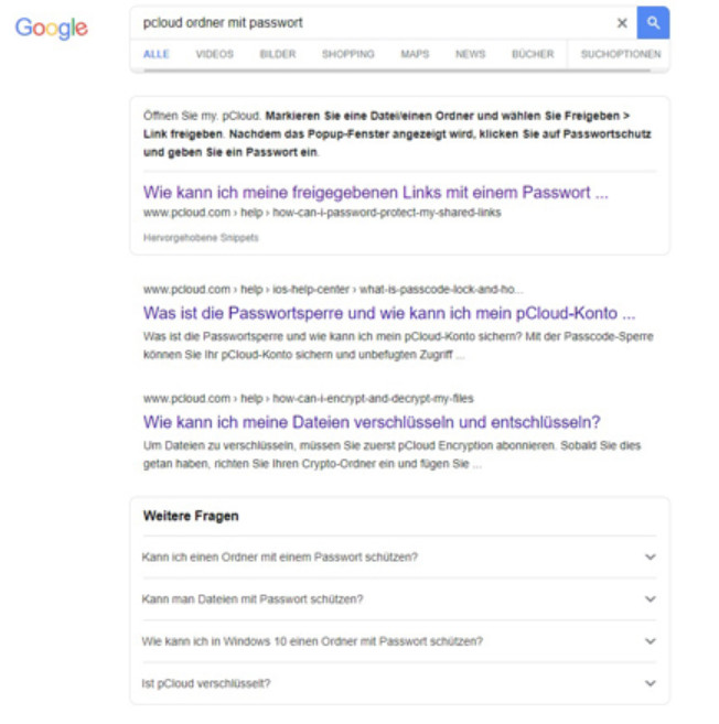 Neues Google Logo auf Suchergebnisseite