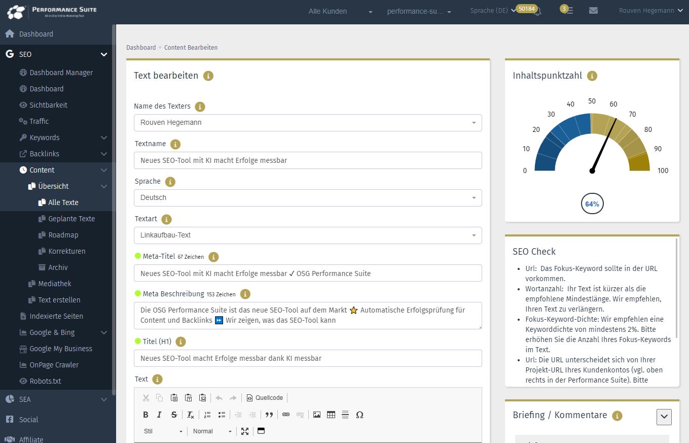 OSG Performance Suite 1