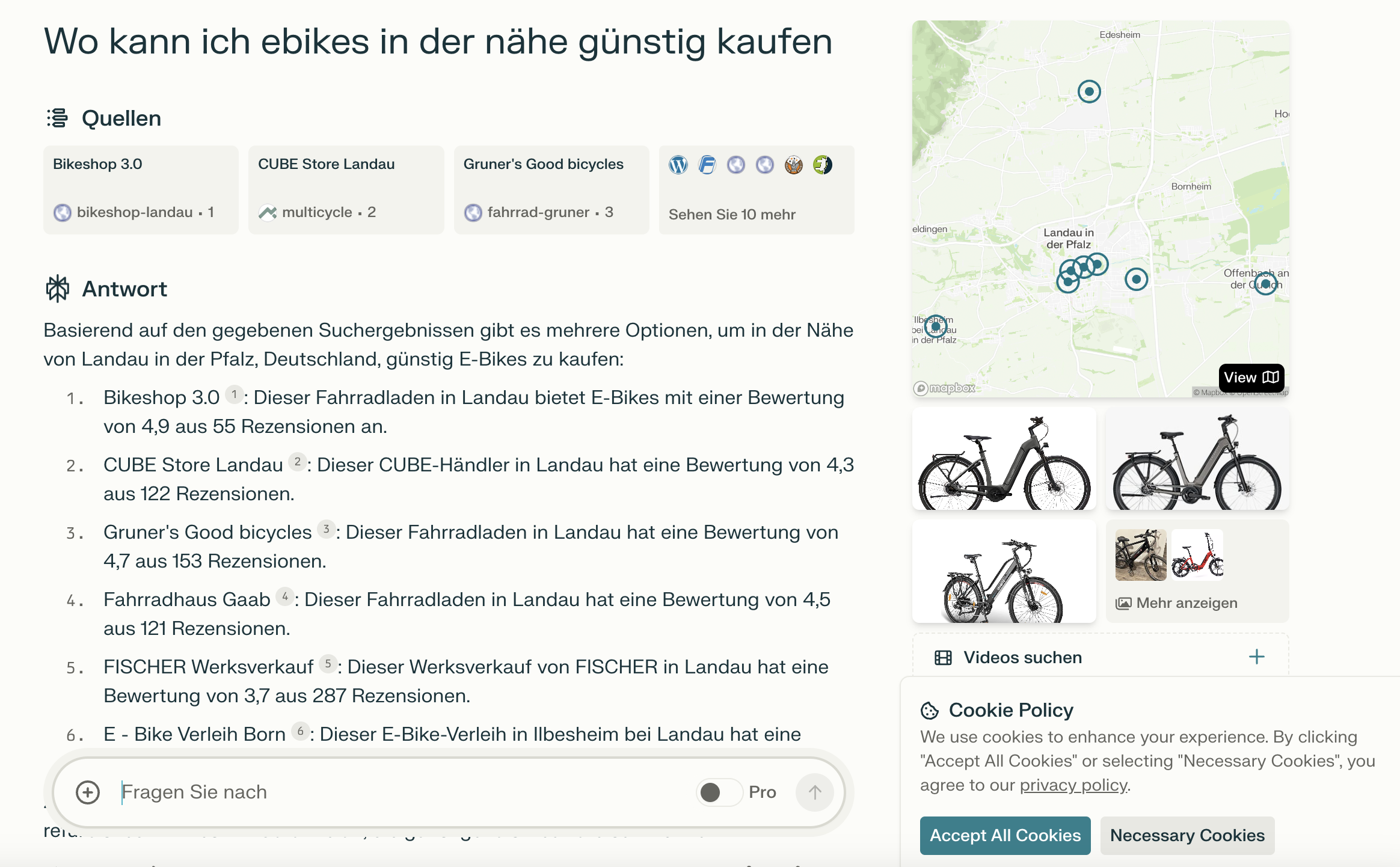 Suchergebnis von Perplexity