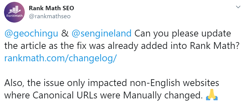 Rank Math: Probleme behoben