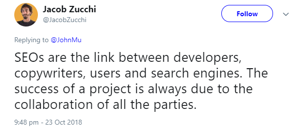SEO: Zusammenarbeit der Beteiligten wichtig