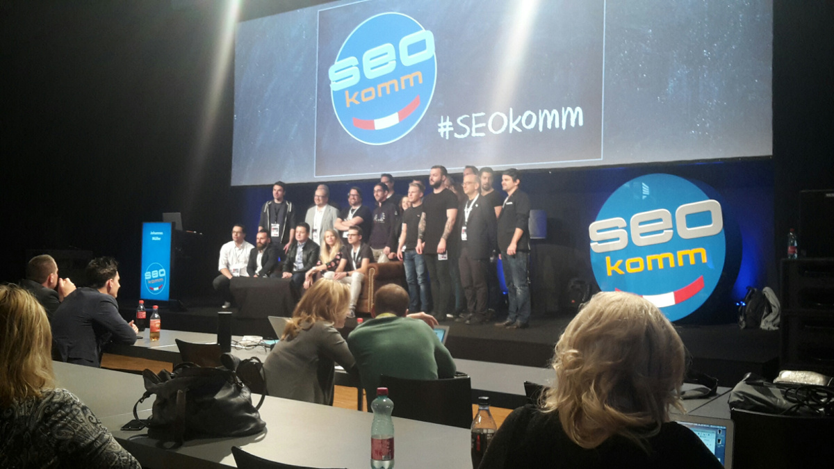 Speaker und Veranstalter der SEOkomm 2017