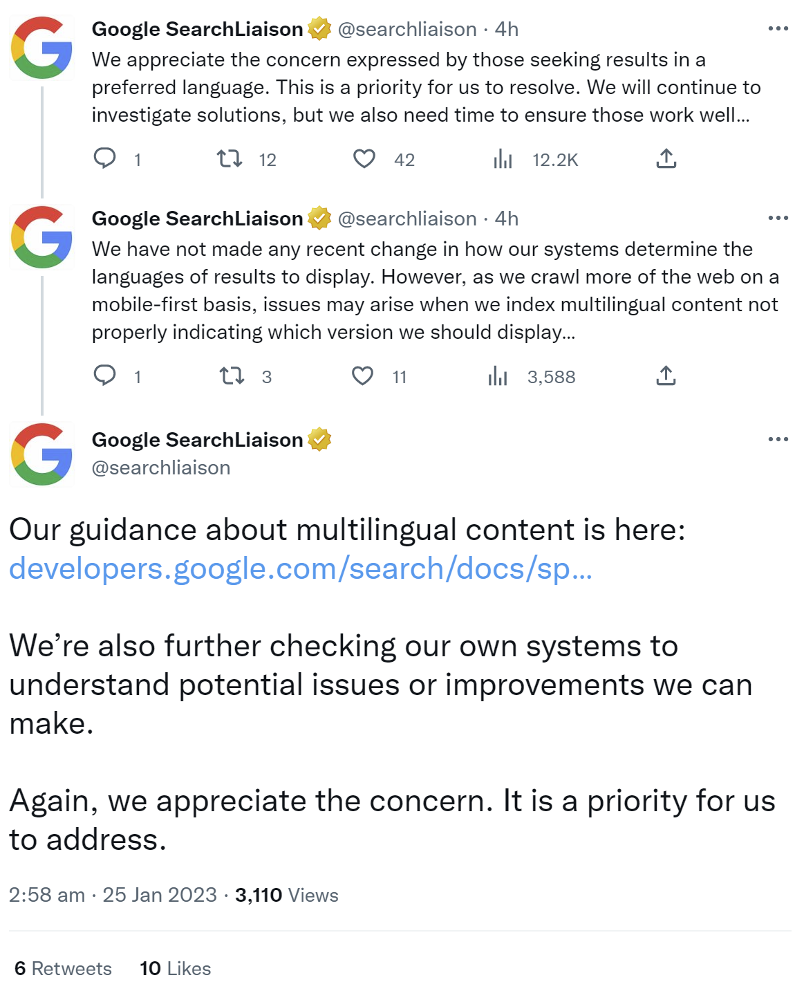 Google erinnert an Empfehlungen für mehrsprachige Websites