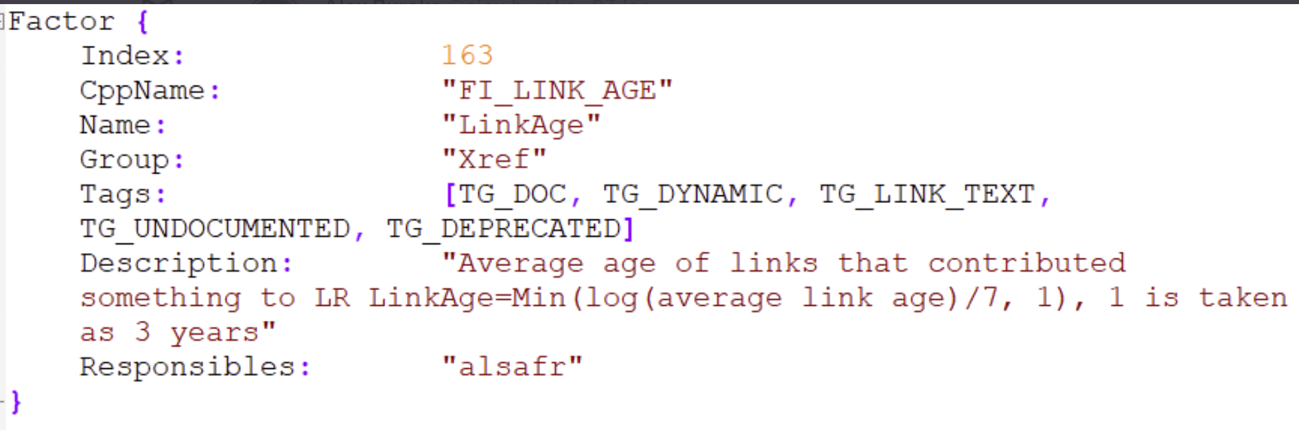 Yandex: Alter der Links ist ein Rankingfaktor