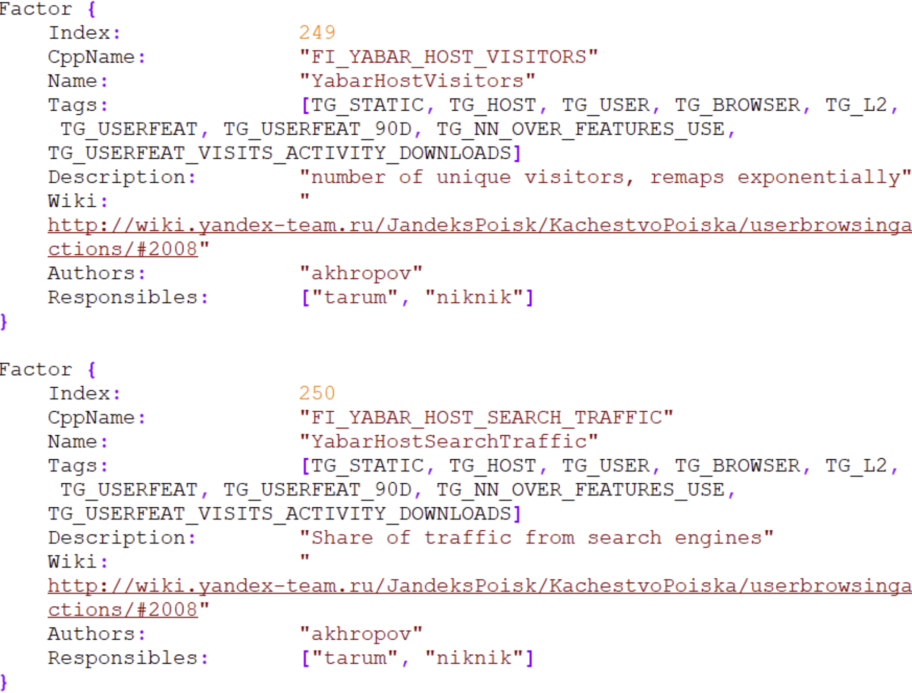 Yandex: Traffic und Suche-Traffic sind Rankingfaktorem
